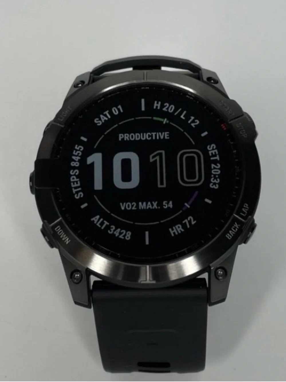 garmin Fenix 7X Sapphire Solar Smartwatch - Black